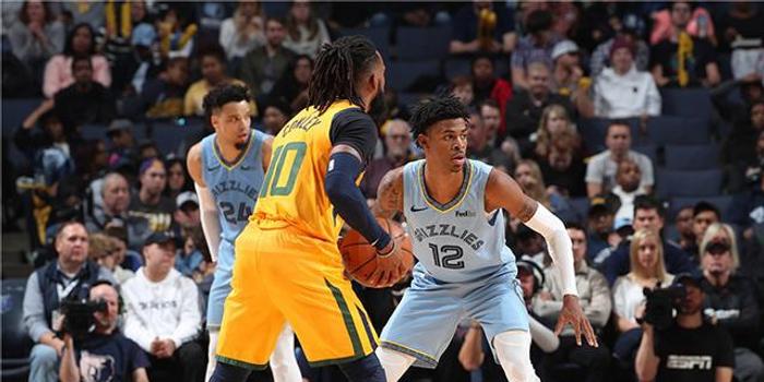  莫兰特复出灰熊终结爵士连胜  