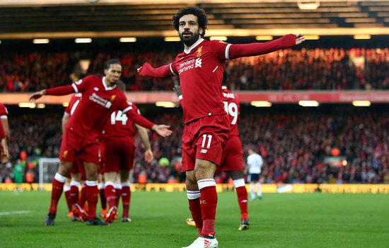  利物浦，萨拉赫双响击溃热刺防线  